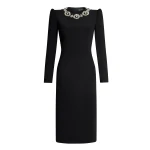 Jenny Packham Mantra Dress in Liquorice | Luxury Shoes 