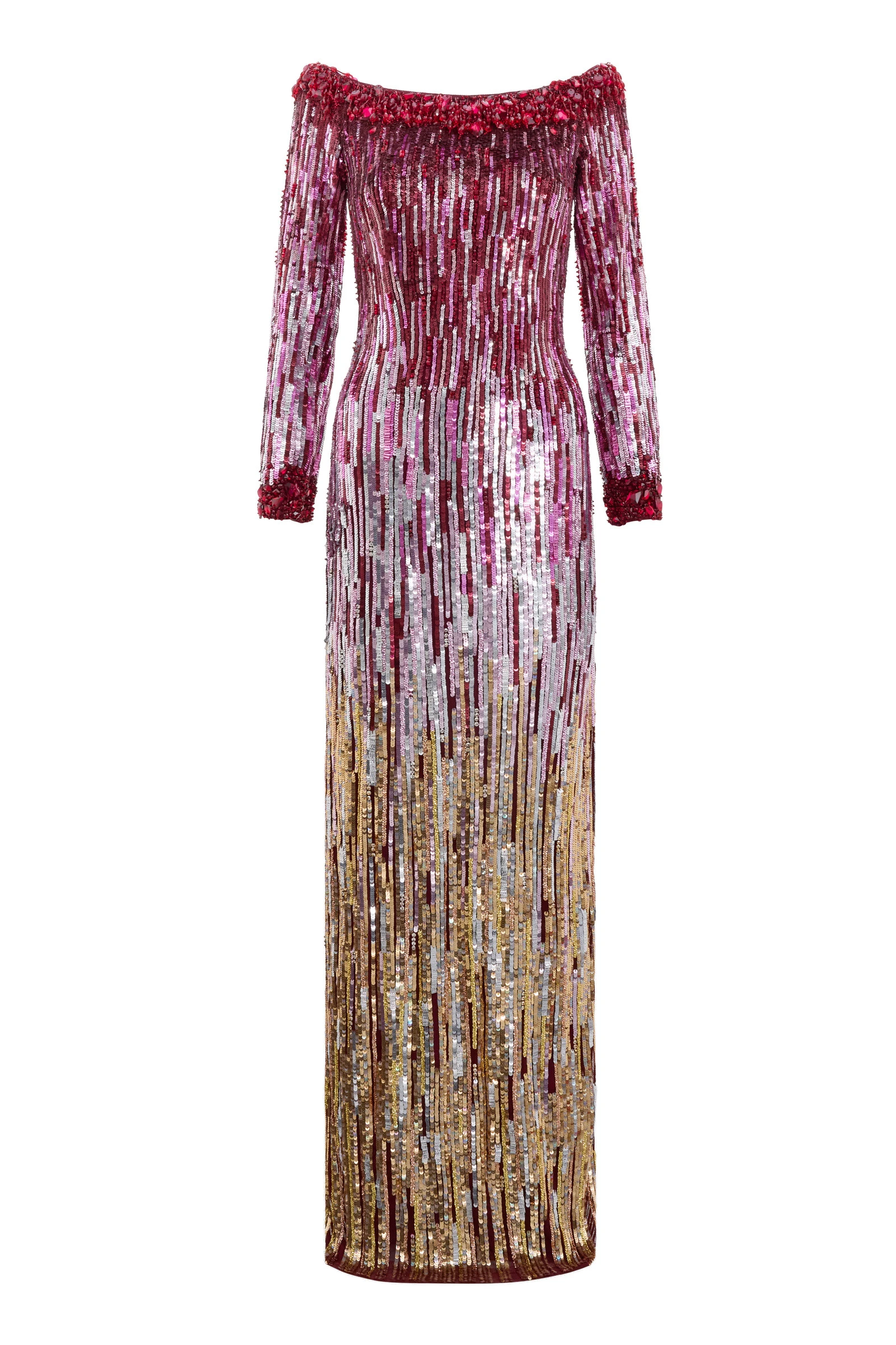 Jenny Packham Marnie Dress in Cardinal Jenny Packham Marnie Dress in Cardinal | Luxury Shoes