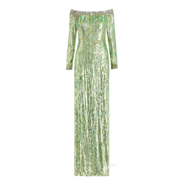 Marnie Dress in Green Opal