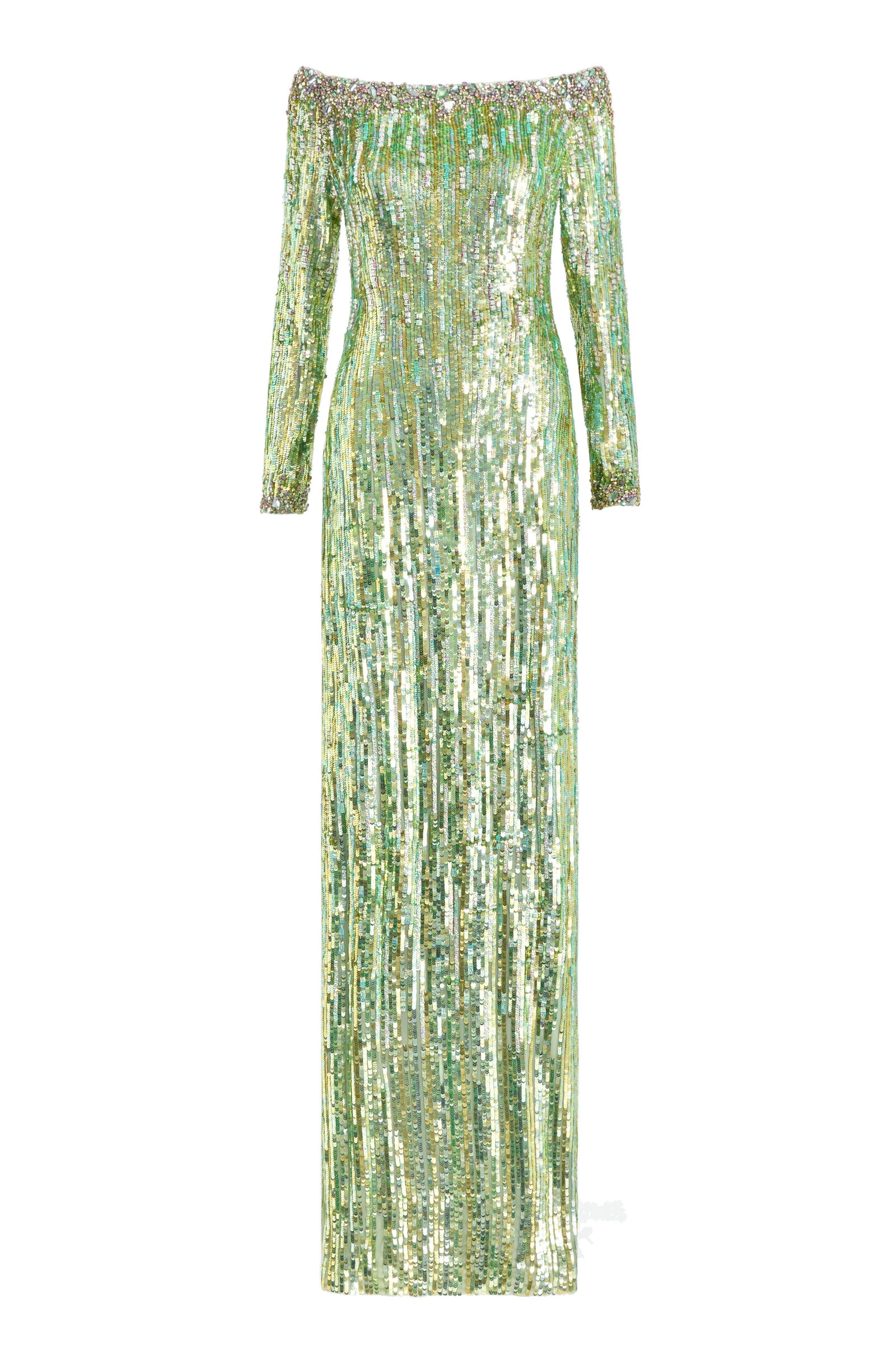 Jenny Packham Marnie Dress in Green Opal Jenny Packham Marnie Dress in Green Opal | Luxury Shoes