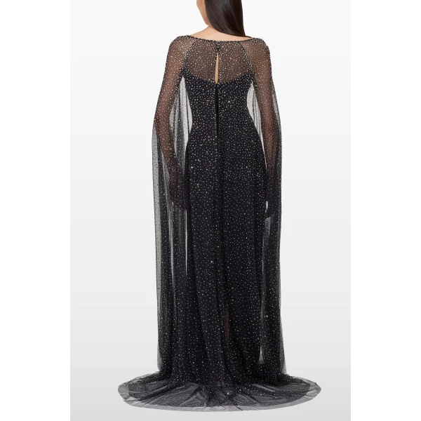 Jenny Packham Moxie Dress in Liquorice | Evening Gowns | Luxury Shoes 