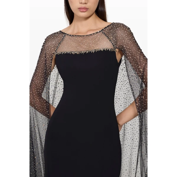 Jenny Packham Moxie Dress in Liquorice | Evening Gowns | Luxury Shoes 