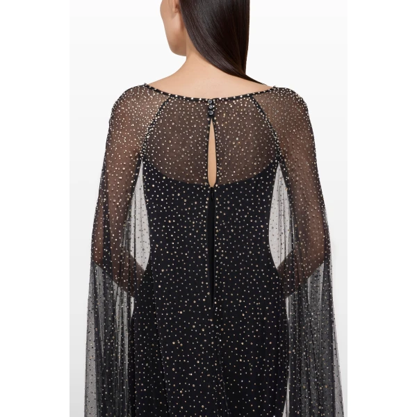 Jenny Packham Moxie Dress in Liquorice | Evening Gowns | Luxury Shoes 