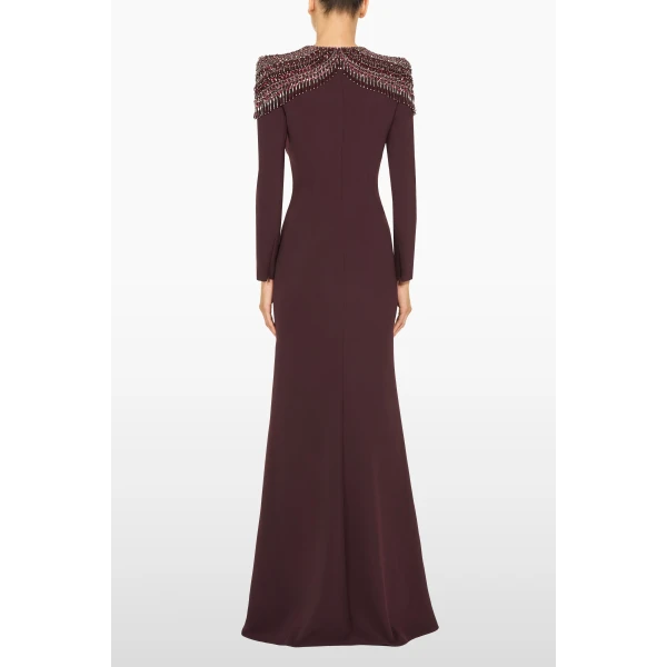 Jenny Packham Muse Dress in Mahogany | Evening Gowns | Luxury Shoes 