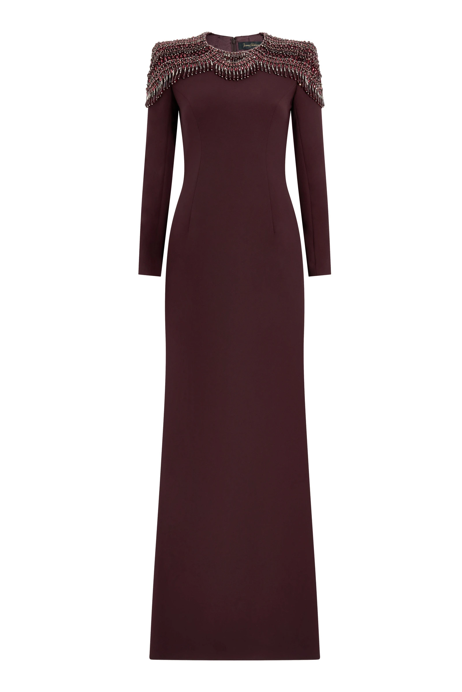 Jenny Packham Muse Dress in Mahogany Jenny Packham Muse Dress in Mahogany | Luxury Shoes