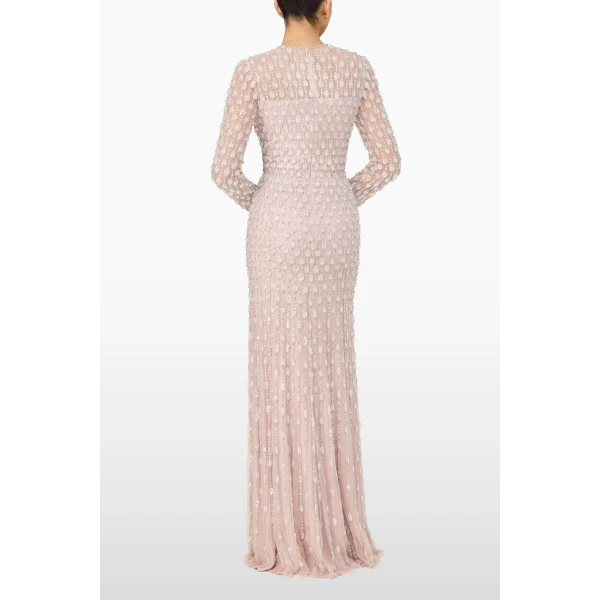 Jenny Packham Nova Dress in Ballet Pink | Evening Gowns | Luxury Shoes 