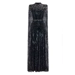 Jenny Packham Opera Dress in Liquorice | Luxury Shoes 