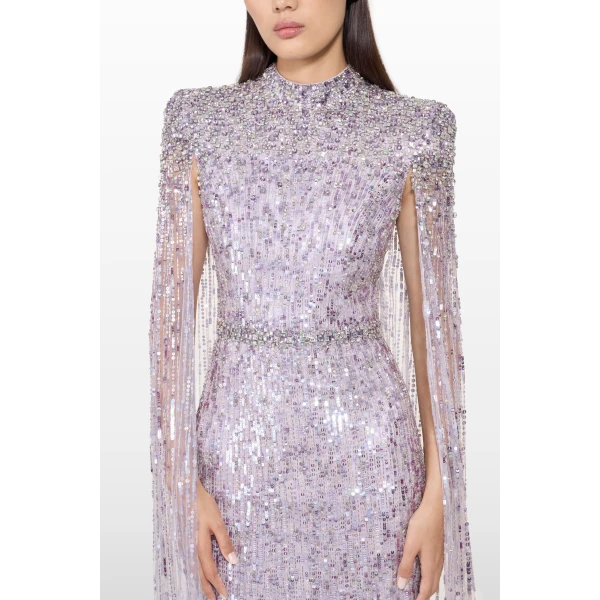 Jenny Packham Opera Dress in Thistle | Evening Gowns | Luxury Shoes 