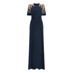 Jenny Packham Petal Dress in Ink | Luxury Shoes 