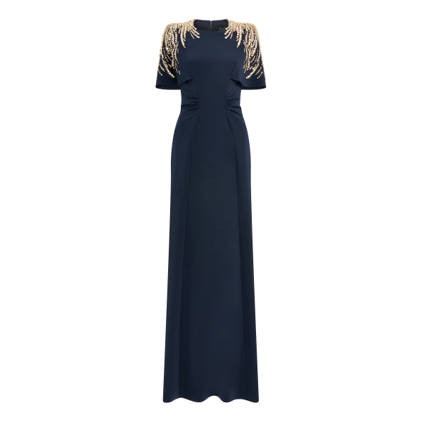 Jenny Packham Petal Dress in Ink | Luxury Shoes 