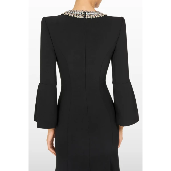 Jenny Packham Pueblo Dress in Liquorice | Evening Gowns | Luxury Shoes 