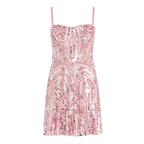 Rebecca Dress in Pink Pearl