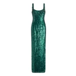 Jenny Packham Rosalie Dress in Fern Green | Luxury Shoes 