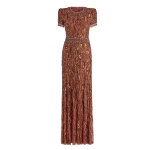 Jenny Packham Roxy Dress in Bronze | Luxury Shoes 
