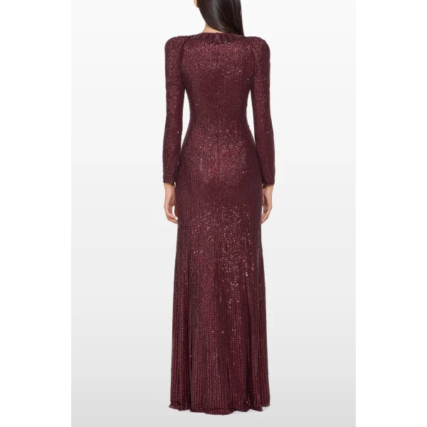 Jenny Packham Sisi Dress in Cardinal | Evening Gowns | Luxury Shoes 