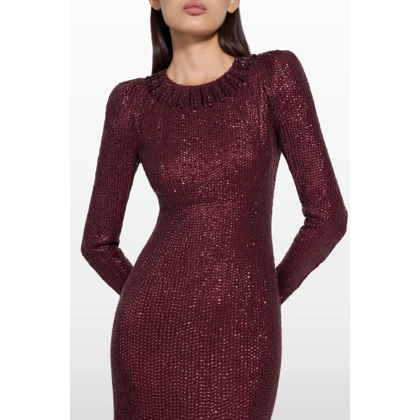 Jenny Packham Sisi Dress in Cardinal | Evening Gowns | Luxury Shoes 