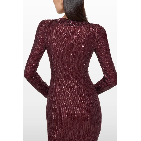 Jenny Packham Sisi Dress in Cardinal | Evening Gowns | Luxury Shoes 