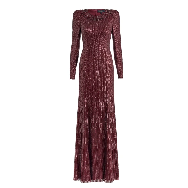 Sisi Dress in Cardinal