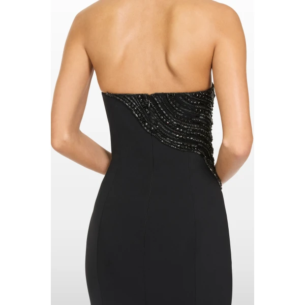 Jenny Packham Soyala Dress in Liquorice | Evening Gowns | Luxury Shoes 