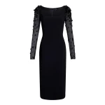 Jenny Packham Swift Dress in Liquorice | Luxury Shoes 