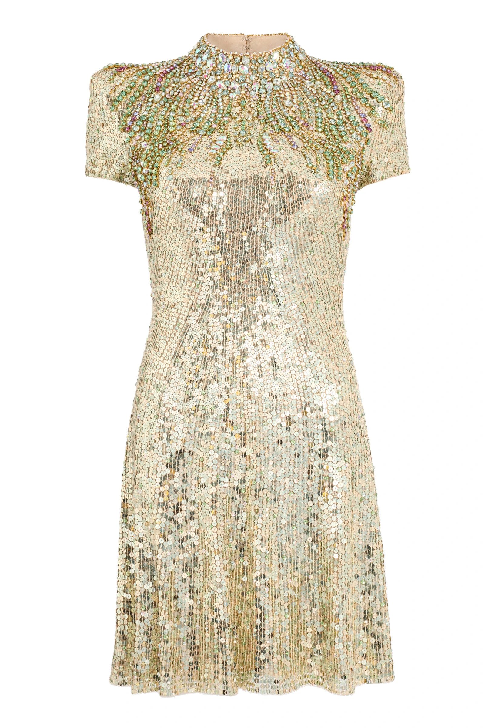 Jenny Packham Tala Dress in Marmo Green Jenny Packham Tala Dress in Marmo Green | Luxury Shoes