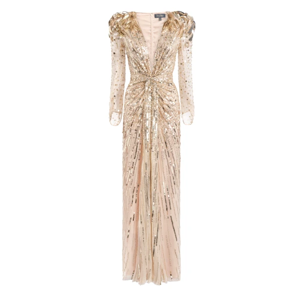 Jenny Packham Xenia Dress in Illusion | Luxury Shoes 