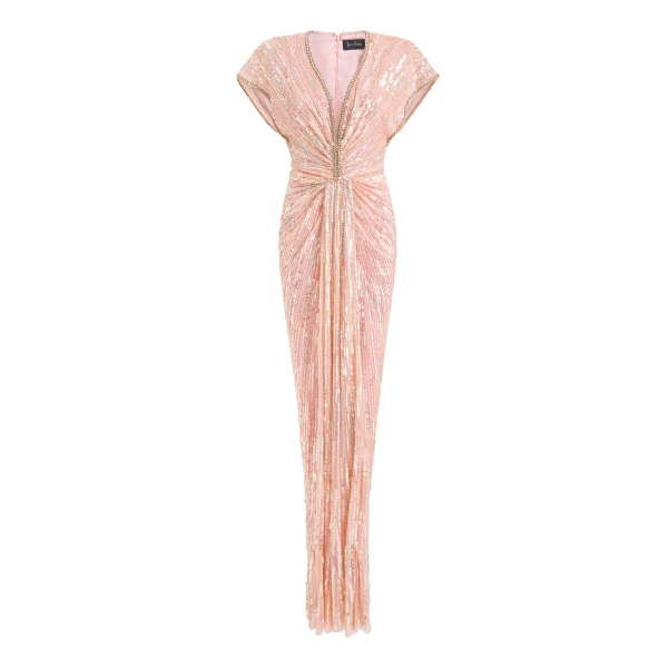 Zola Dress in Peach Fizz
