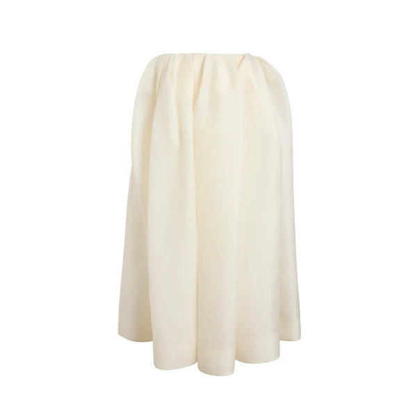 Khaite Adara Skirt in Cream | Skirts | Luxury Shoes 