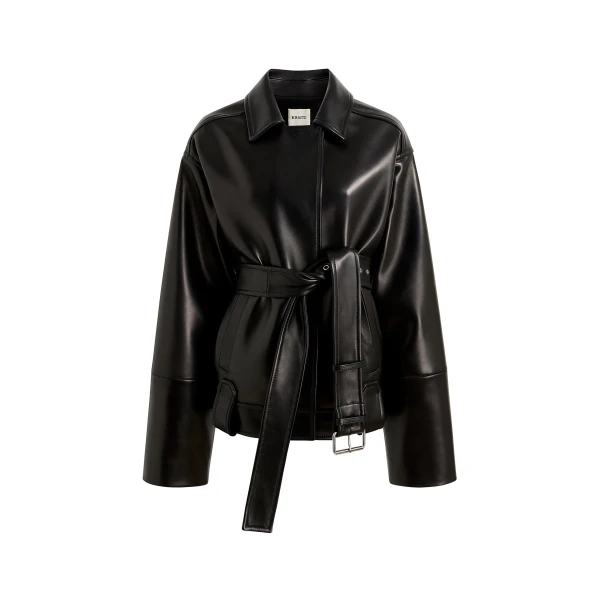 Alder Jacket in Black Leather