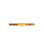 Khaite Berlin Belt in Mud Suede with Antique Gold