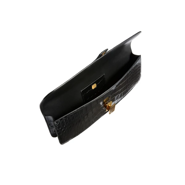 Blake Long Clutch in Black Alligator - Image 5