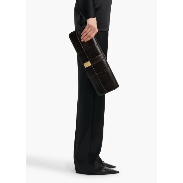 Blake Long Clutch in Ebano Lizard - Image 3