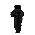 Khaite Bronte Dress in Black | Dresses | Luxury Shoes 