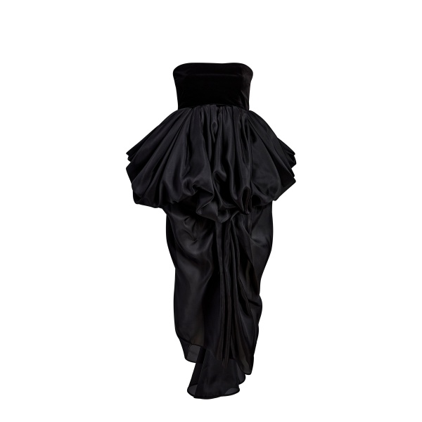 Khaite Bronte Dress in Black | Dresses | Luxury Shoes 