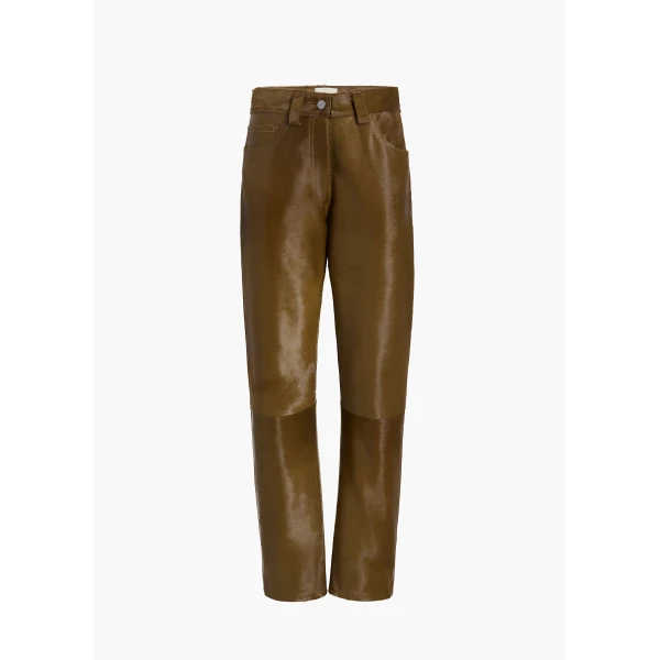 Callum Pant in Almond Haircalf