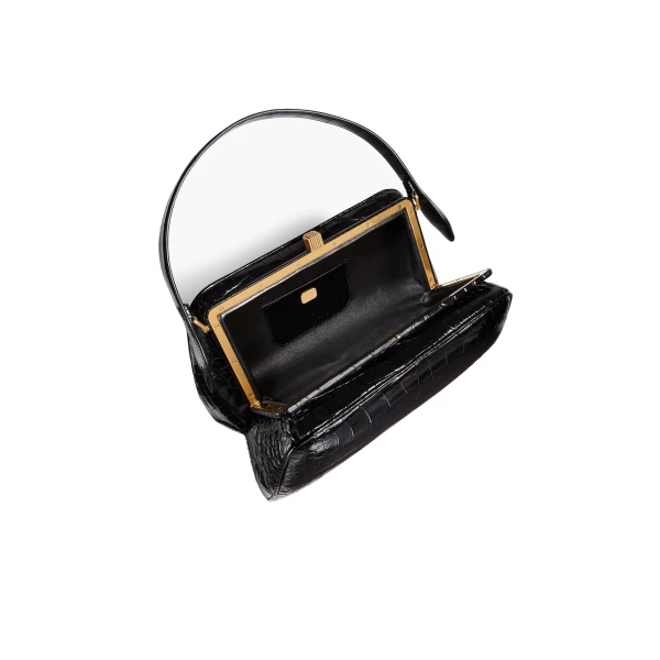 Cate Bag in Black Alligator - Image 4