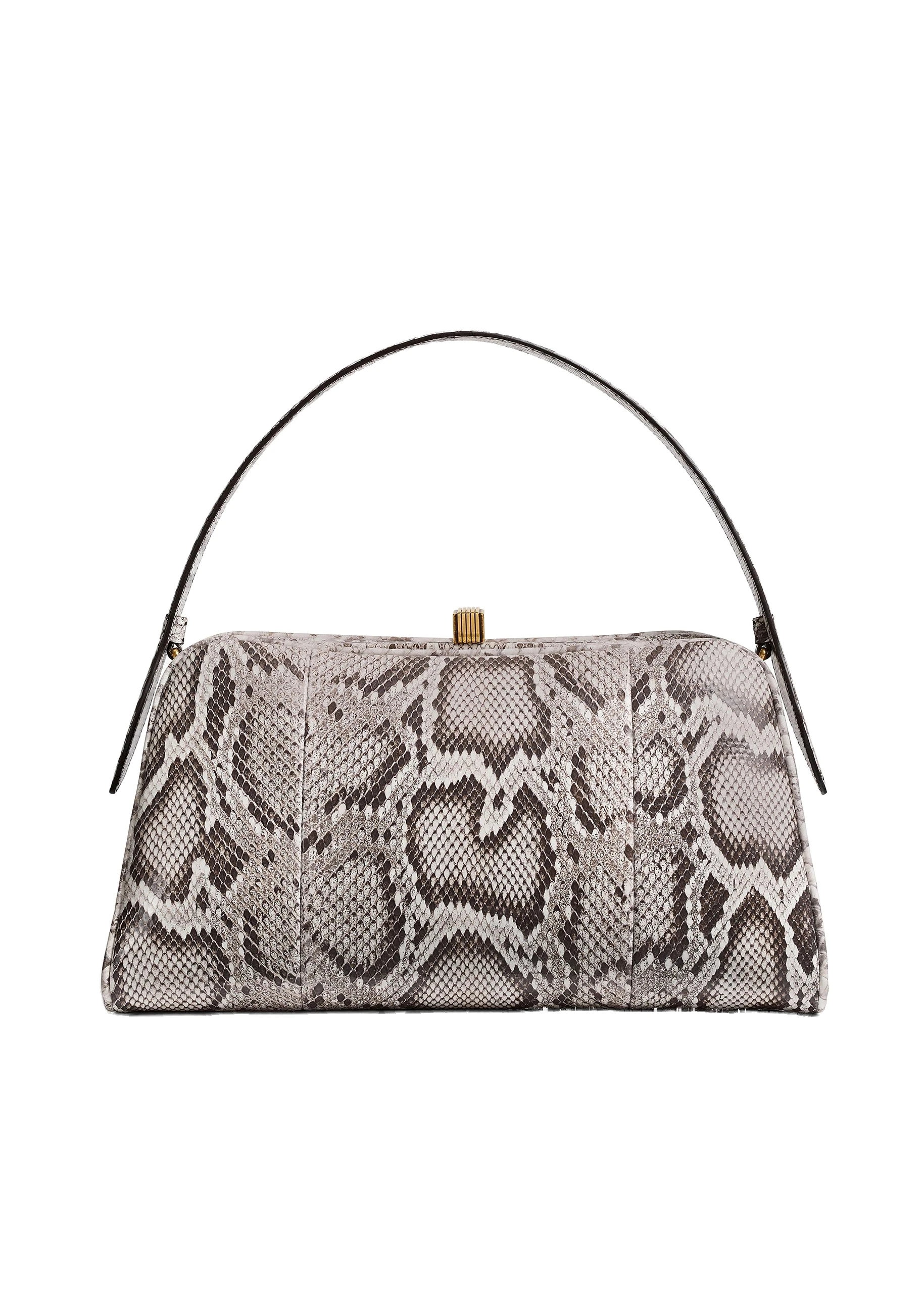 Khaite Cate Bag in Natural Python | Buy Bags at Luxury Shoes Khaite Cate Bag in Natural Python