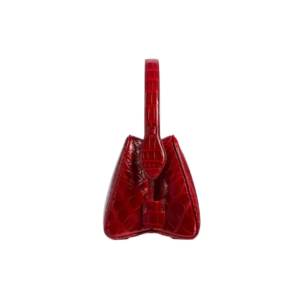 Cate Bag in Ruby Alligator - Image 5