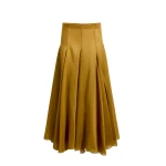 Khaite Coda Skirt in Bronze | Skirts | Luxury Shoes 