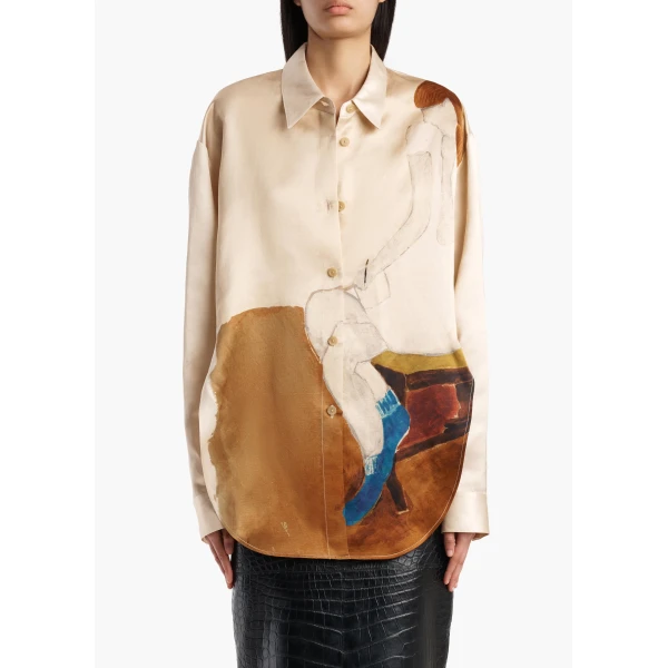 Goya Top in Lady Print - Image 3