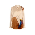 Khaite Goya Top in Lady Print | Tops | Luxury Shoes 