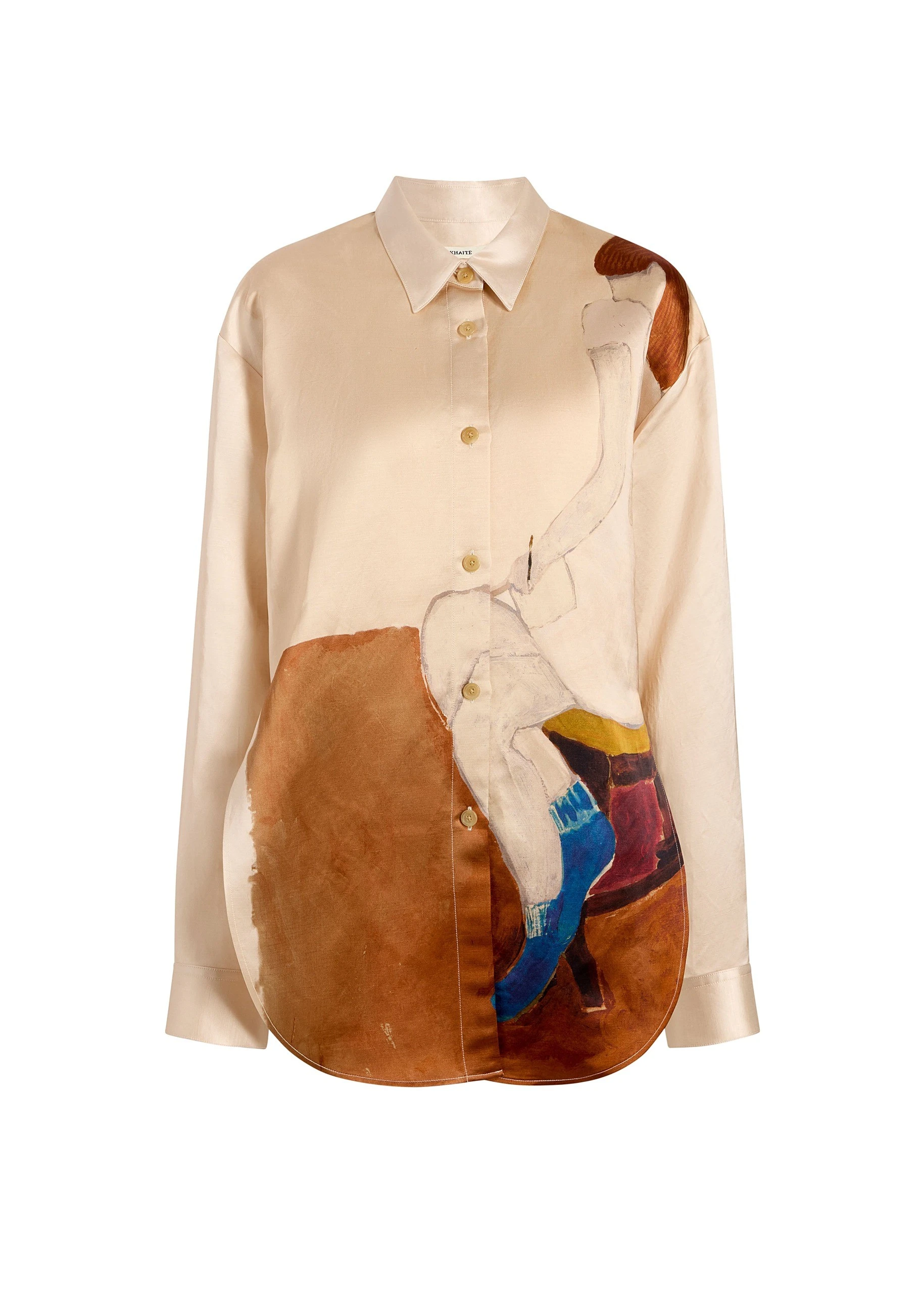 Khaite Goya Top in Lady Print | Tops | Luxury Shoes Khaite Goya Top in Lady Print | Tops | Luxury Shoes