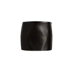 Khaite Jett Skirt in Black Leather | Skirts | Luxury Shoes 