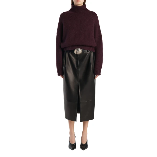 Juniper Sweater in Plum - Image 2