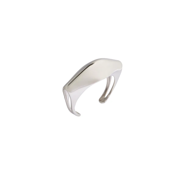 Lotus Cuff in Silver - Image 2