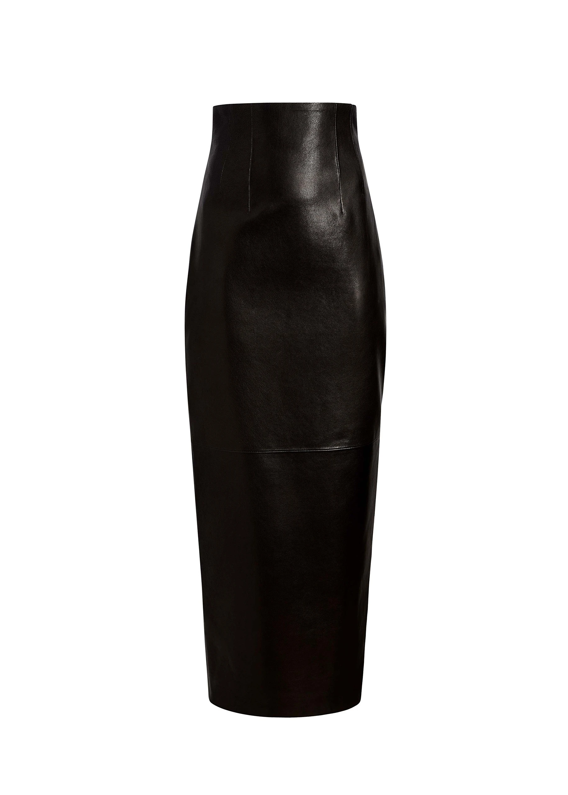 Khaite Loxley Skirt in Black Leather | Skirts | Luxury Shoes Khaite Loxley Skirt in Black Leather | Skirts | Luxury Shoes