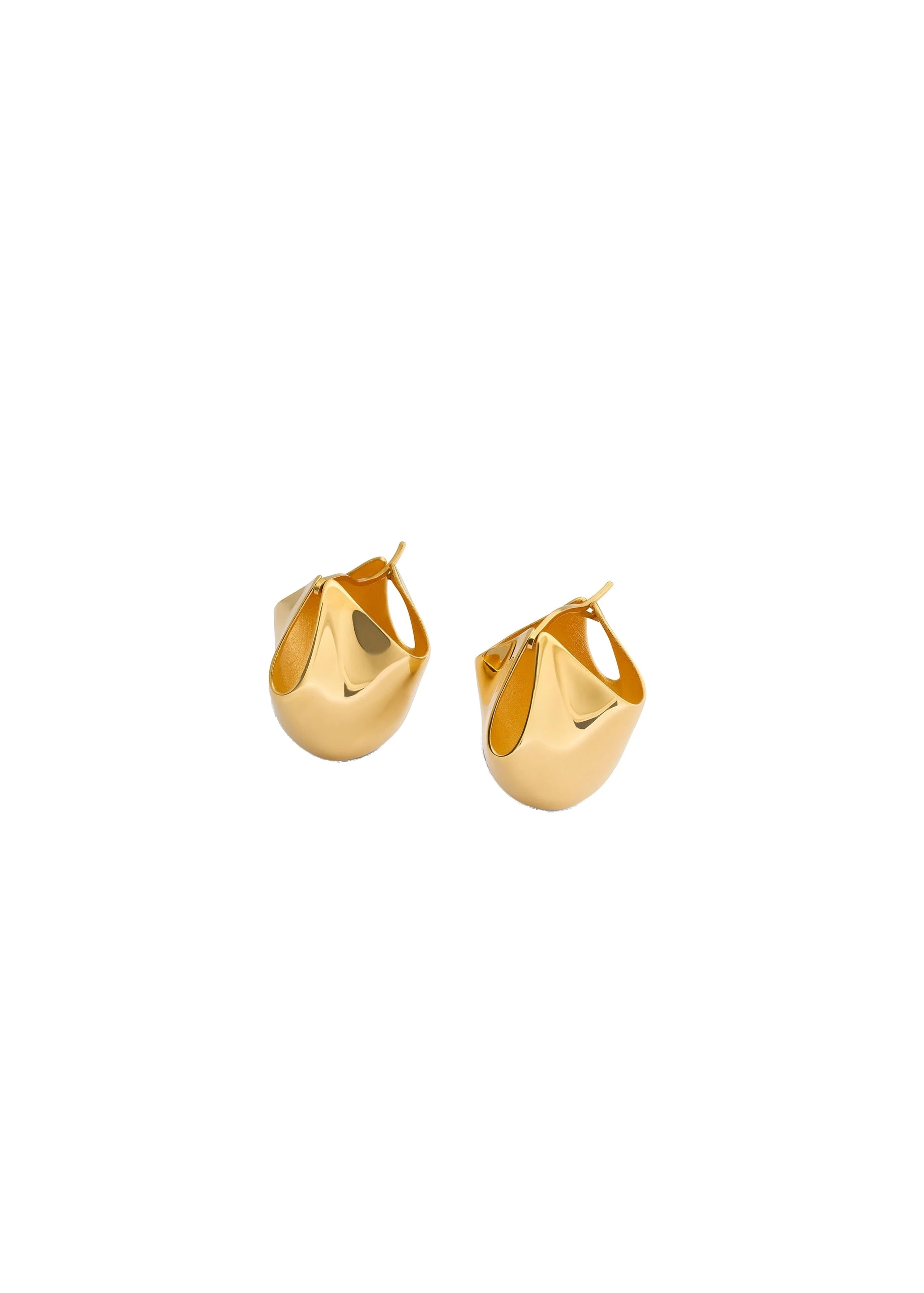 Khaite Medium Lotus Earrings in Gold | Buy Jewelry at Luxury Shoes Khaite Medium Lotus Earrings in Gold