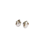 Khaite Medium Lotus Earrings in Silver