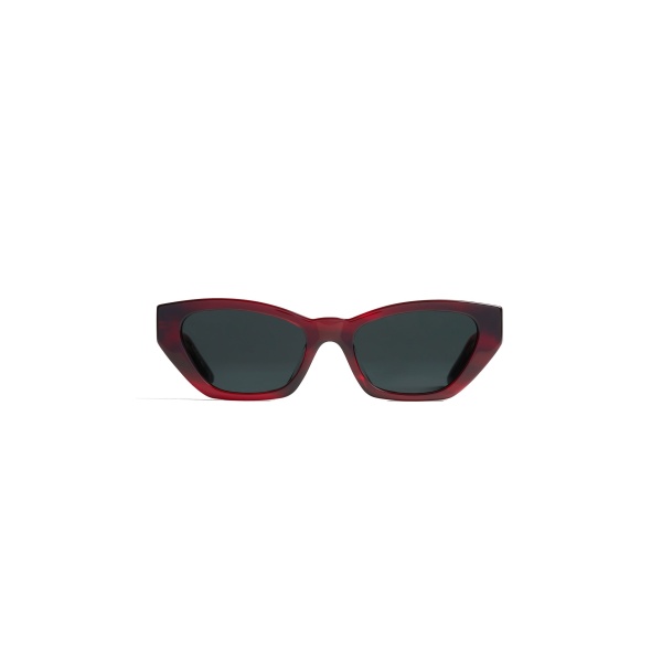 Khaite Oliver Peoples 1961C Sunglasses in Bordeaux Bark and Grey