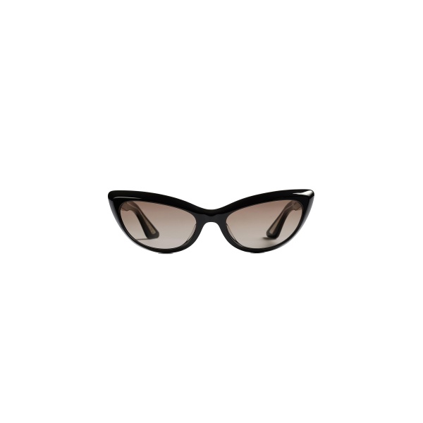 Khaite Oliver Peoples 1963C Sunglasses in Black and Soft Tan Gradient